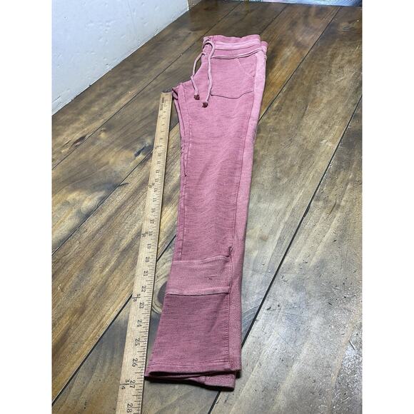 Free People Movement French Terry Bodhi Leggings Pink SMALL - Picture 10 of 10